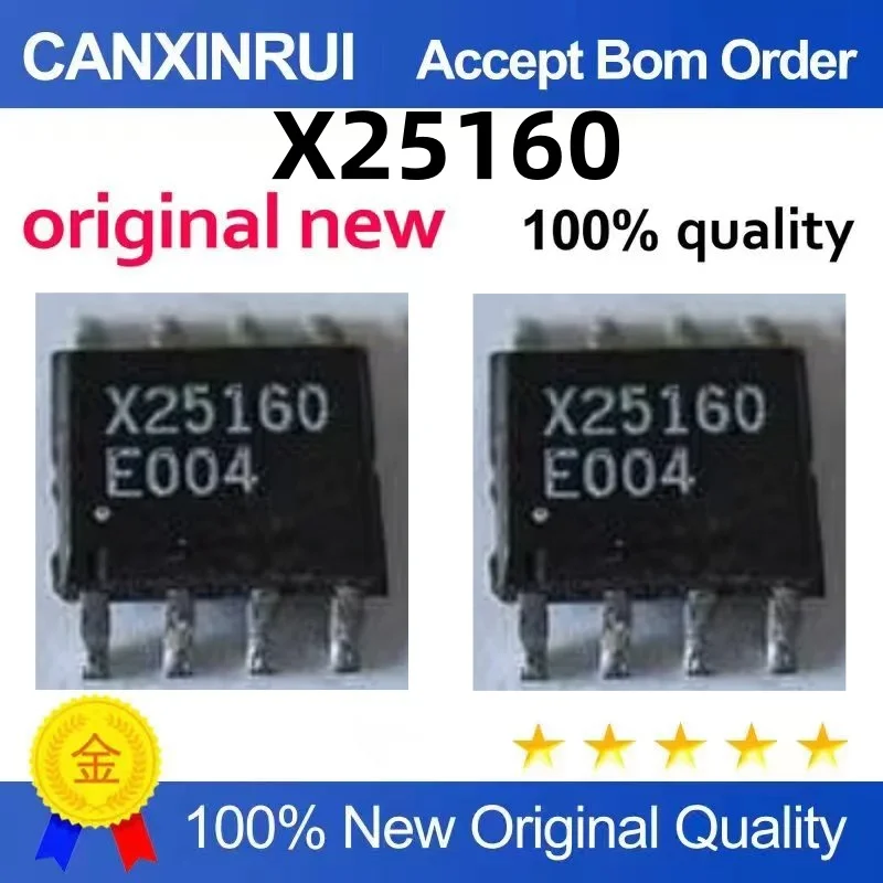 （10 pieces）X25160S8 X25160 SOP-8 SPI Serial EEPROM Chip