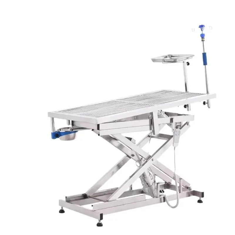 Veterinary Table Stainless Steel Pet Grooming Table Pet Electric Tilt Pet Table