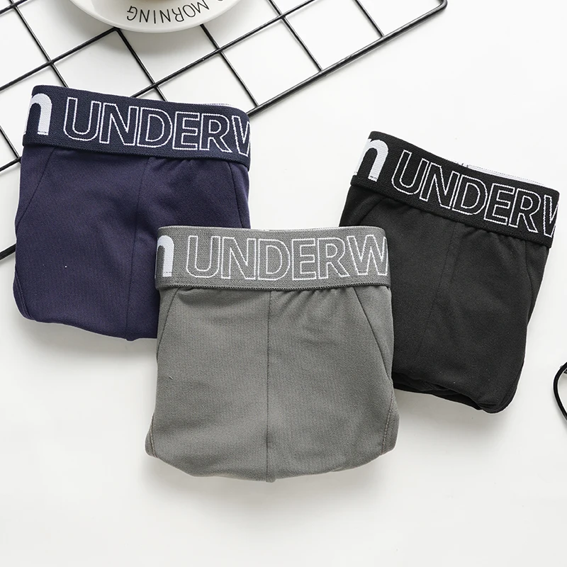 Men\'s Man Underwear Briefs Letter Comfortable Panties Shorts Sexy Gifts for Man Underpants