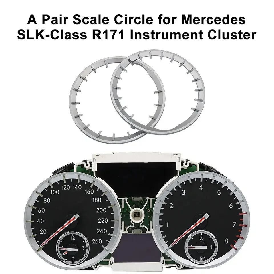 A Pair Scale Circle for Mercedes SLK-Class R171 Instrument Cluster