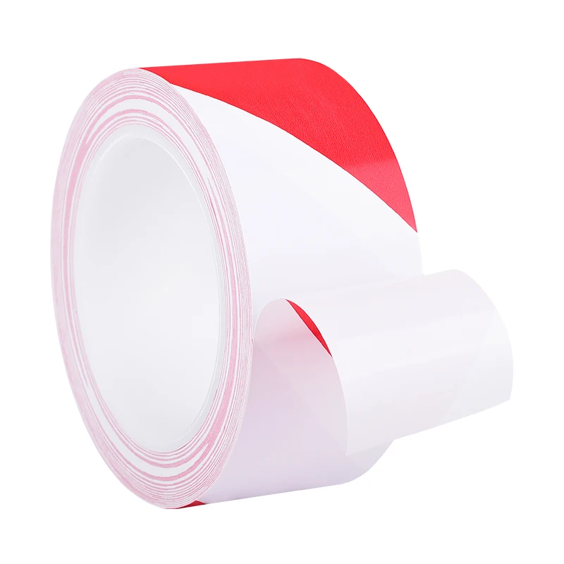 Black And Yellow PVC Warning Tape Floor Marking Marking Color Red White Yellow Blue Green Workshop Warehouse Parking Space Road