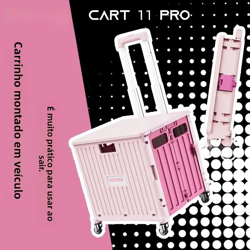 large-capacity-shopping-cart-vegetable-buying-little-trolley-car-rear-trunk-storage-box-foldable-handle-high-capacity-car-tro