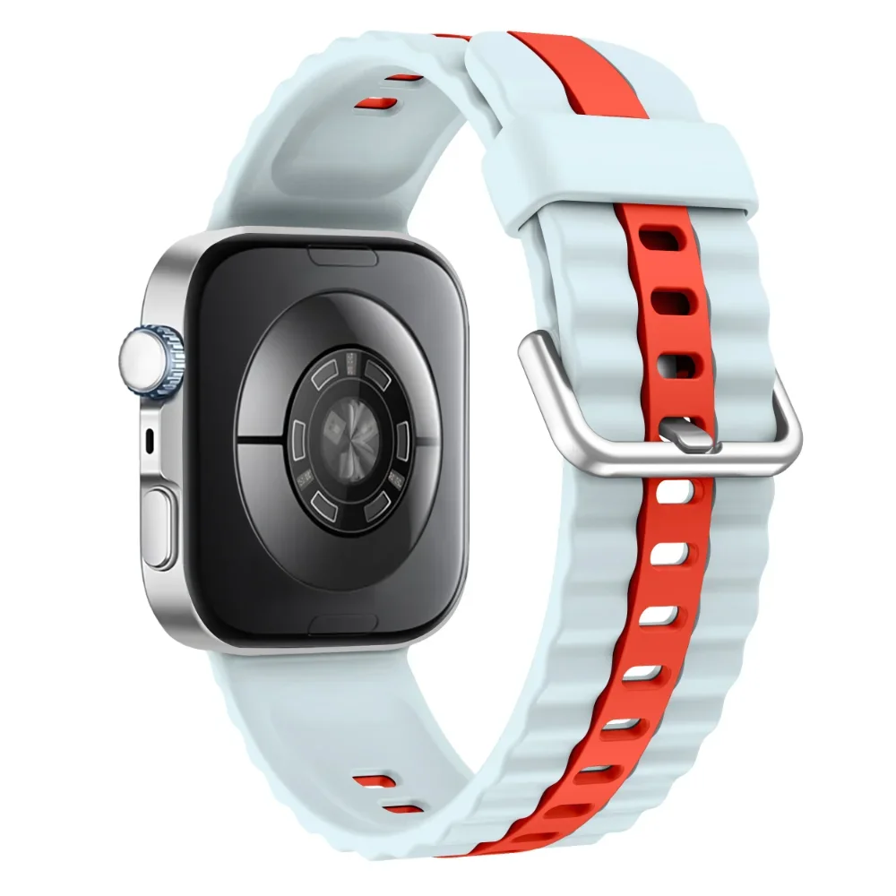 حزام سيليكون بلونين لساعة Huawei Watch Fit 4/4 Pro Sport سوار معصم مريح لساعة Huawei Watch Fit 4/3 استبدال الفرقة #3