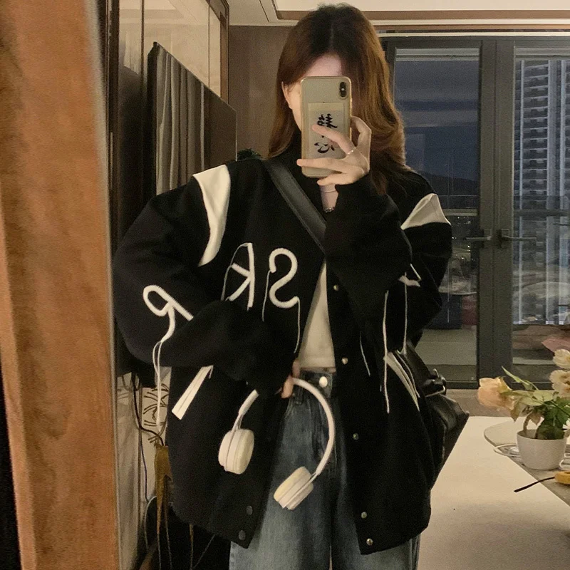 

Baseball Jackets Light Blue Womens Hooded Mid-Length Loose Turtleneck Outerwears Windproof Thick Insulated Quick-Drying Hiking