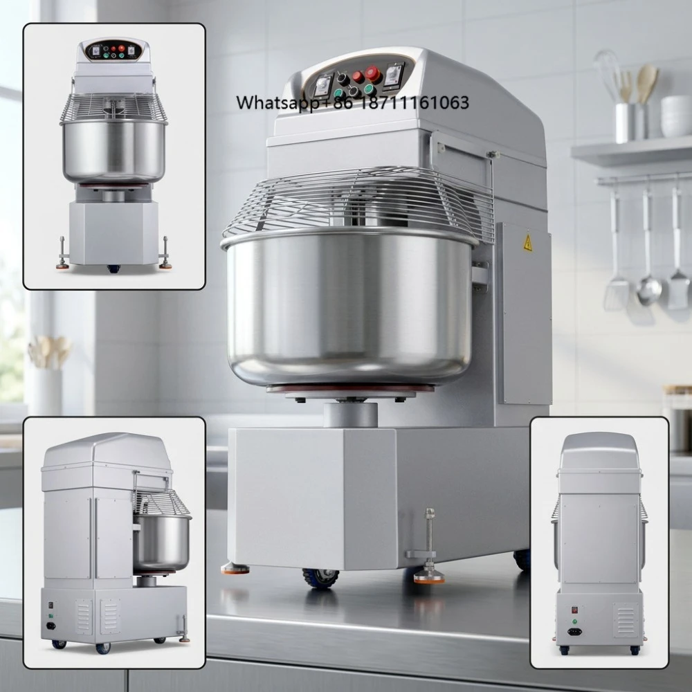 12.5KG Capacity Commercial Dough Mixer Heavy Duty Electric Dough Kneader Machine for Bread Cake Pizza Bakery Equipment