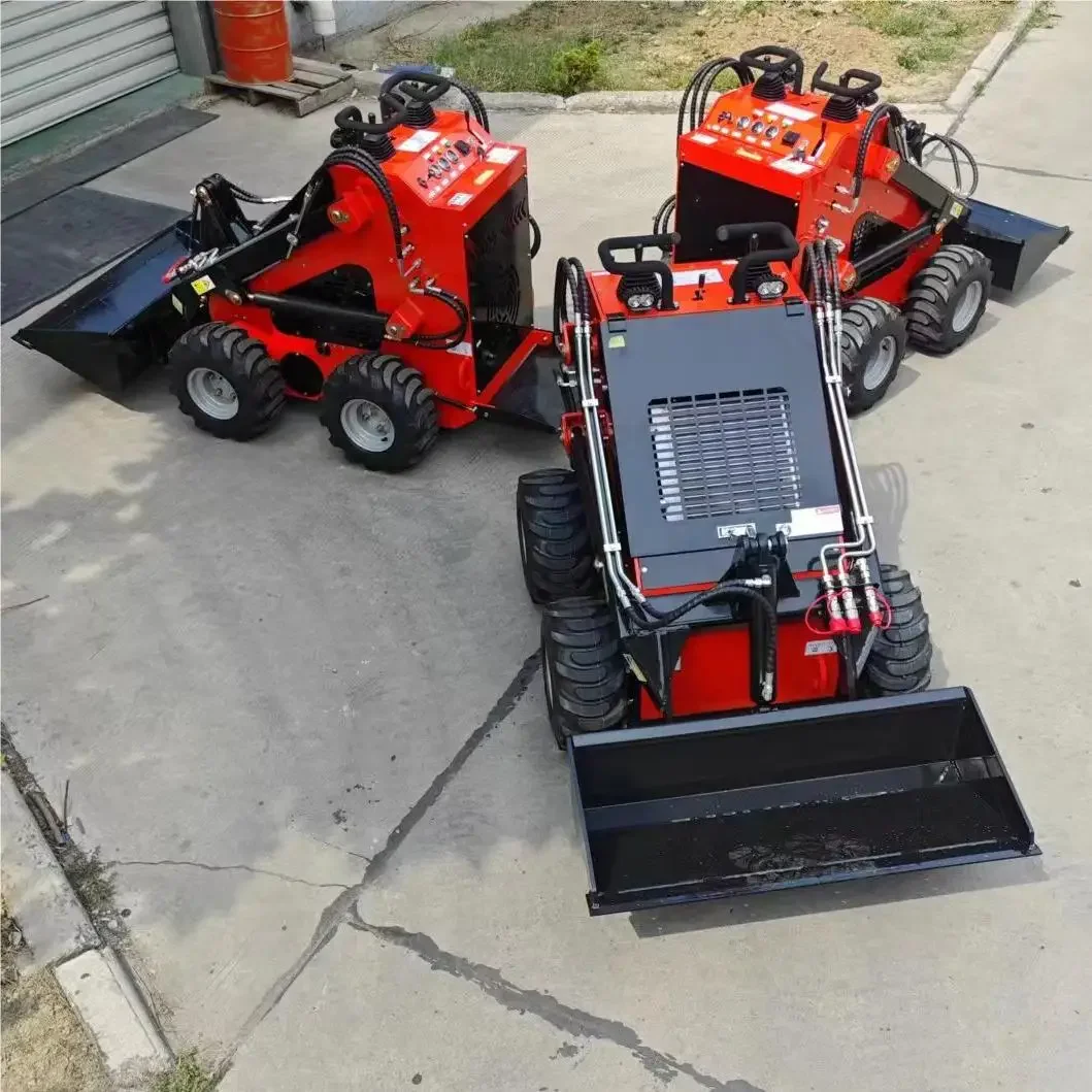 

for hot sale Wonway cheapest controlled skid steer loader skid steer on tracks skid steer track loader