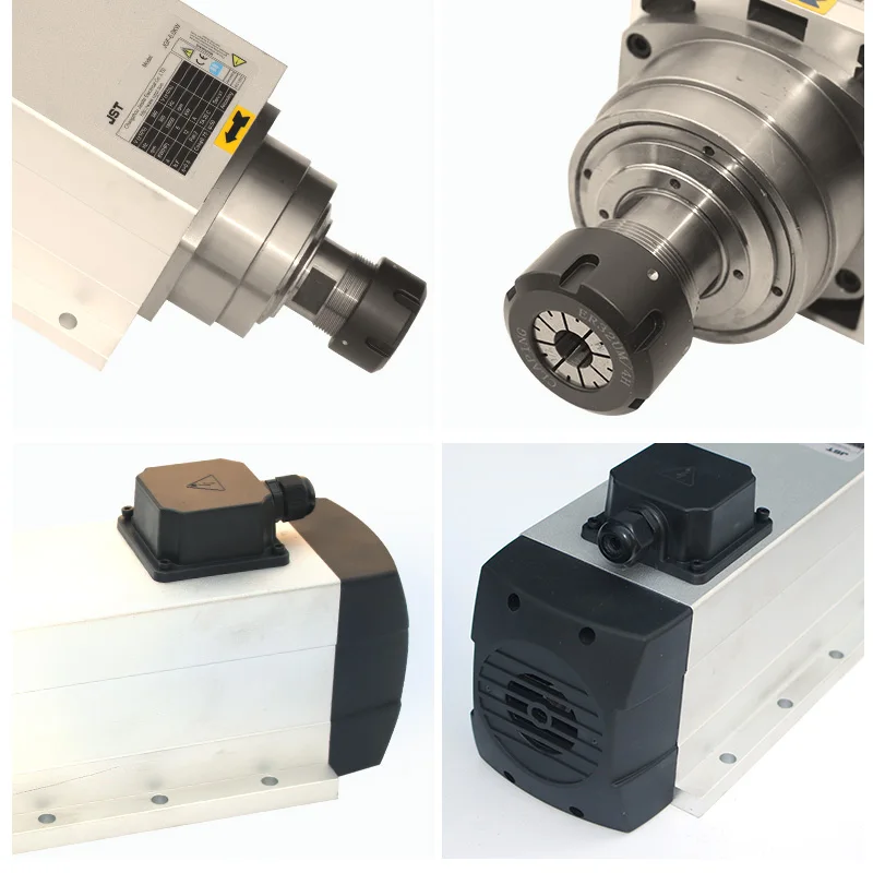 JGF-2.2KW محرك المغزل مربع محرك كهربائي عالي السرعة المغزل #4