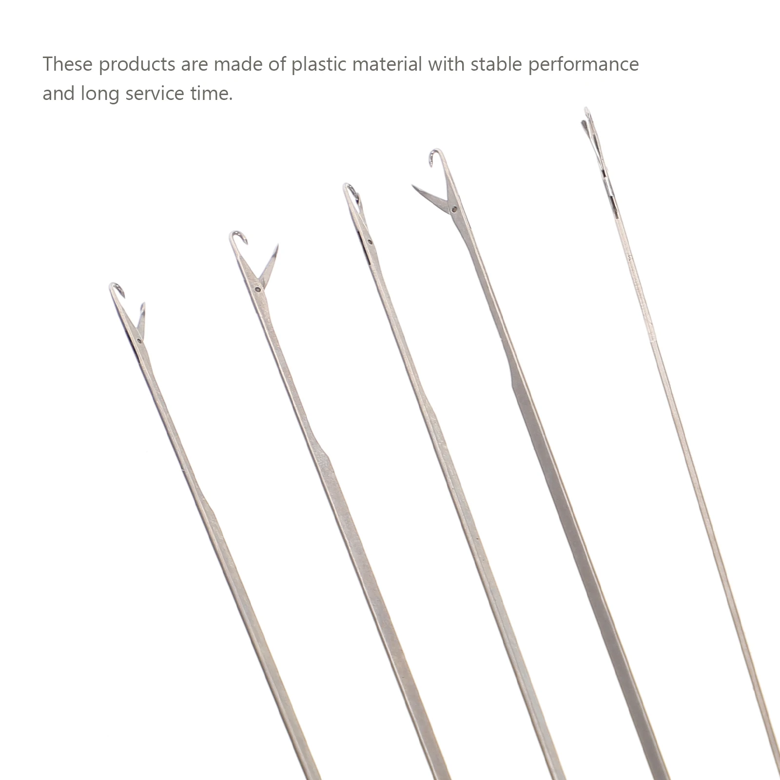 

5pcs Small Beading Needles Thin Bead Threader For Diy Jewelry Bracelet Necklace Stringing Craft Making Tool Portable Plastic