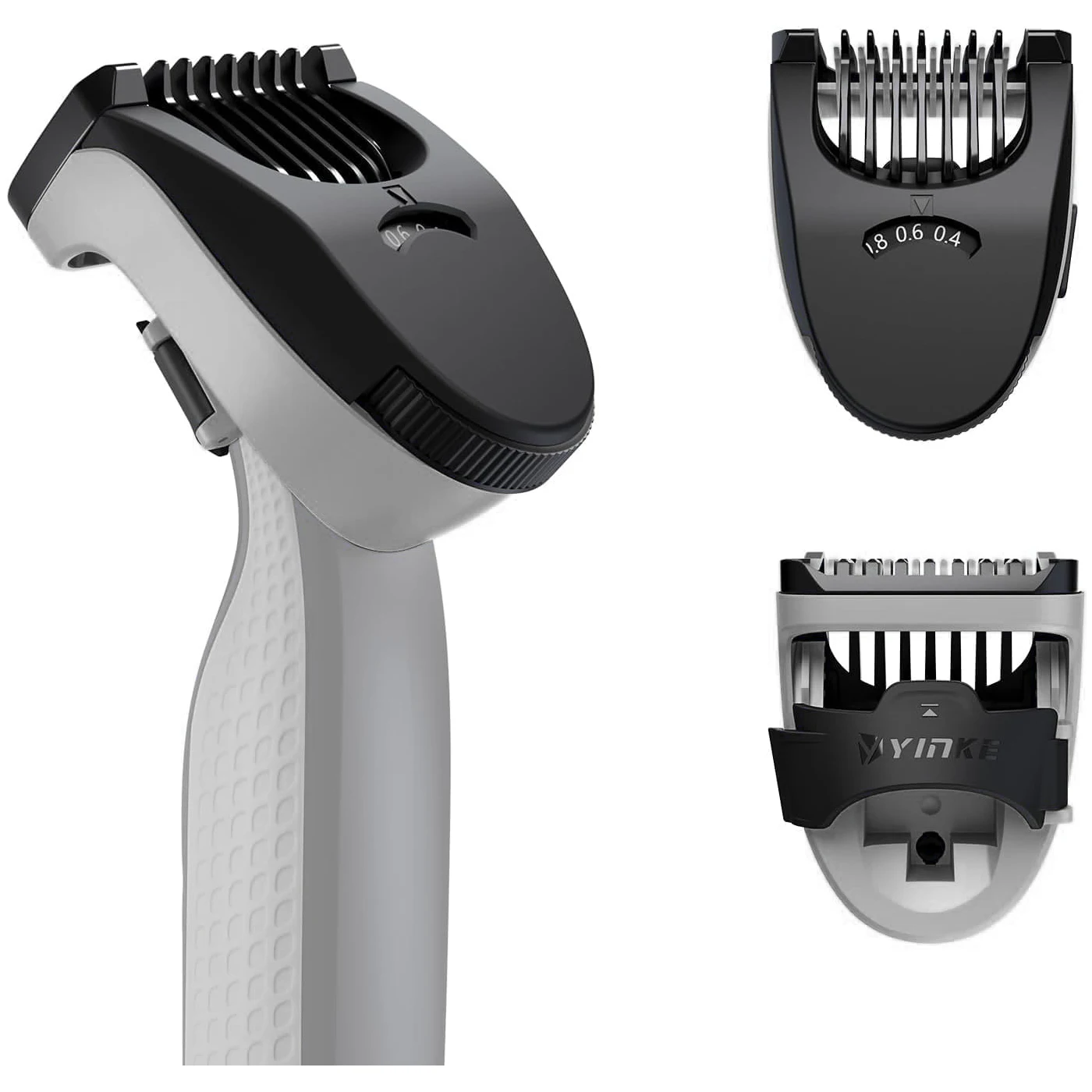 

14 in 1 Adjustable Comb Compatible with QP2520 QP2530 QP2620 QP2630 Razor Blades, 14 Cutting Heights Between 0.4 and 10mm Combs