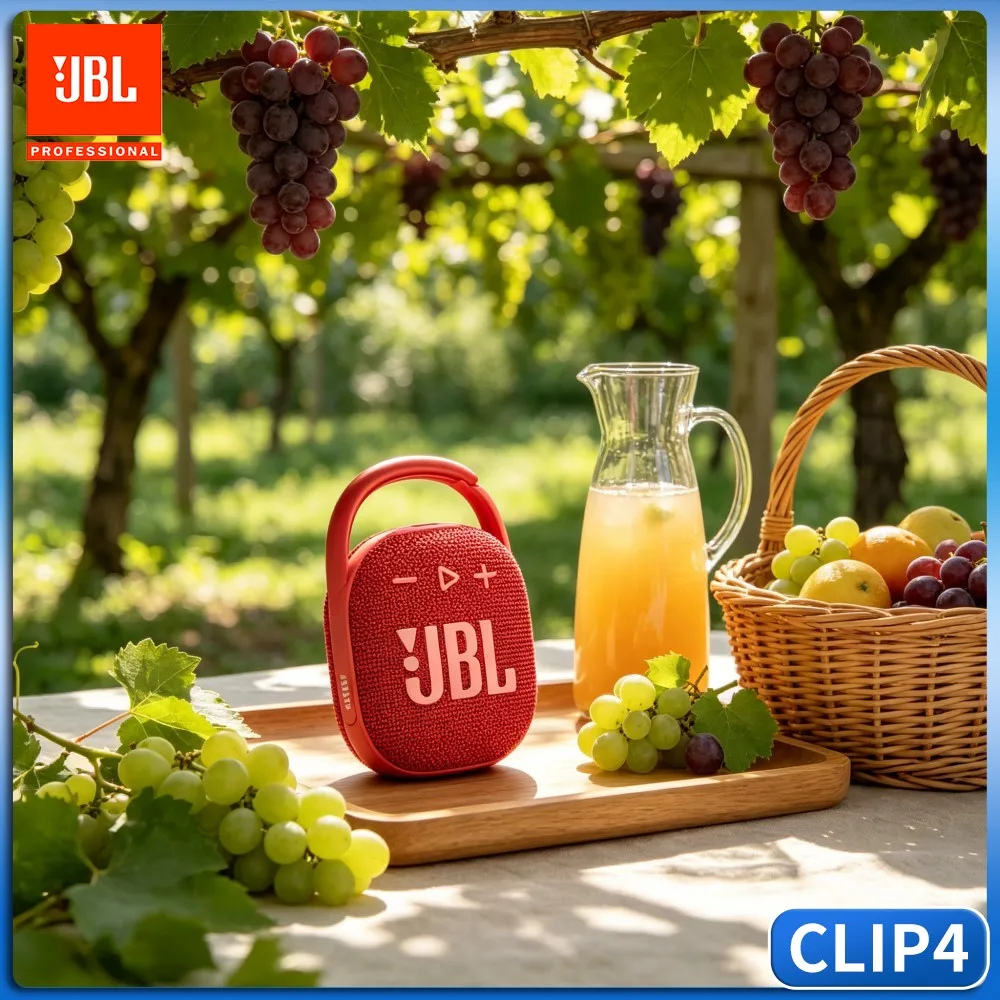 Xenon Cove Deep Bass JBL CLIP4 Handsfree IP67 Waterproof Portable Bluetooth Speaker TF Card Mini Durable Smooth Output