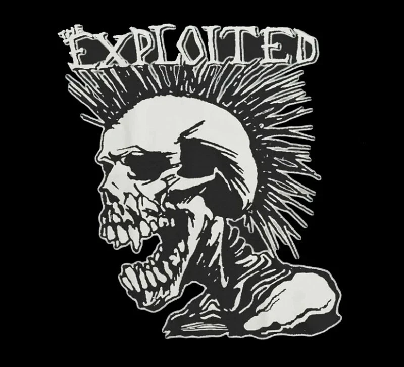 جديد تي شيرت The Exploited Total Chaos Punk Invasion Band (S-2XL) Badhabitmerch الراقية الفاخرة لكل من الرجال والنساء أفضل Y2k