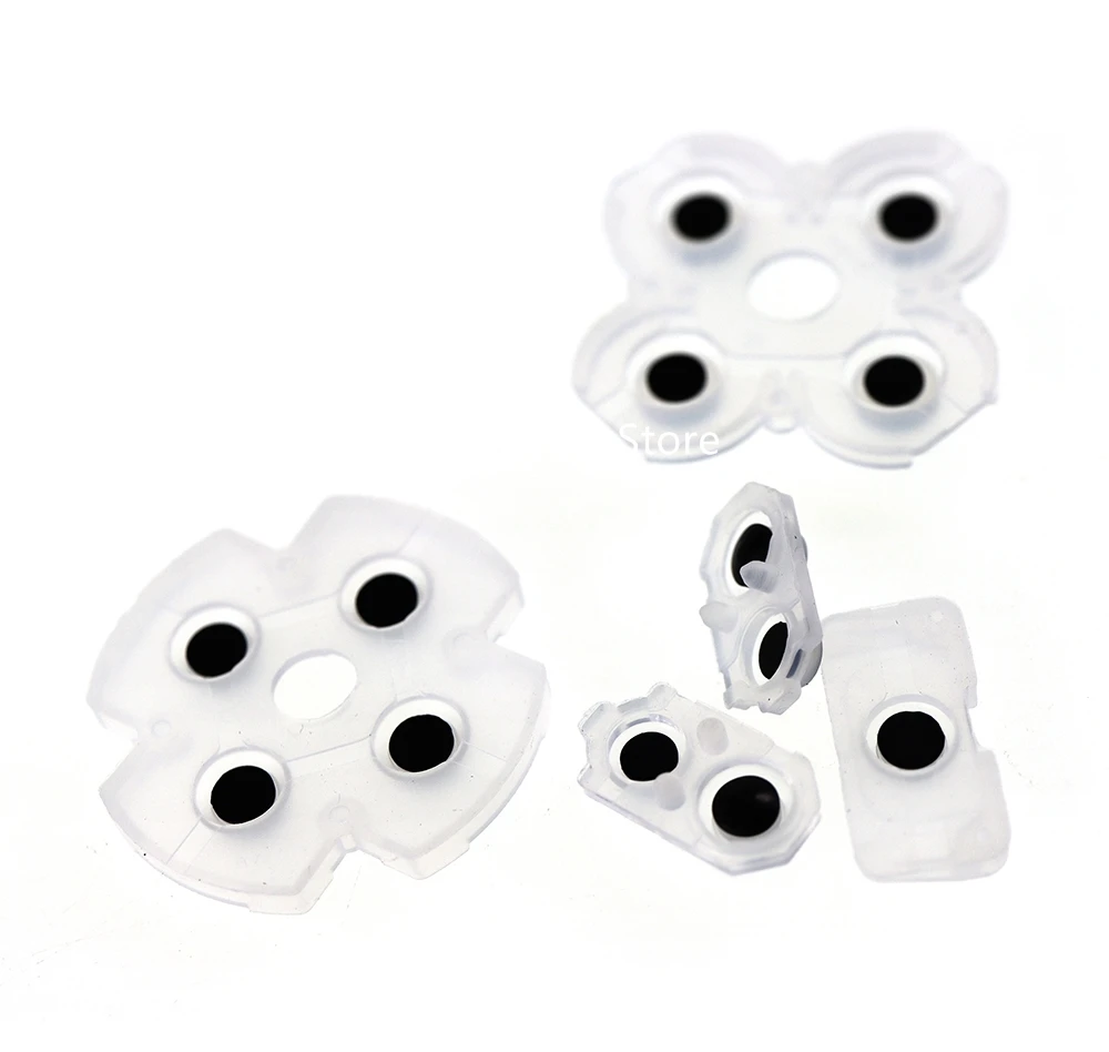 Almohadillas de goma conductoras completas para mando de PS4 JDM055, botones de goma para mando de PS4 JDS-050 055 5,0, 1 Juego