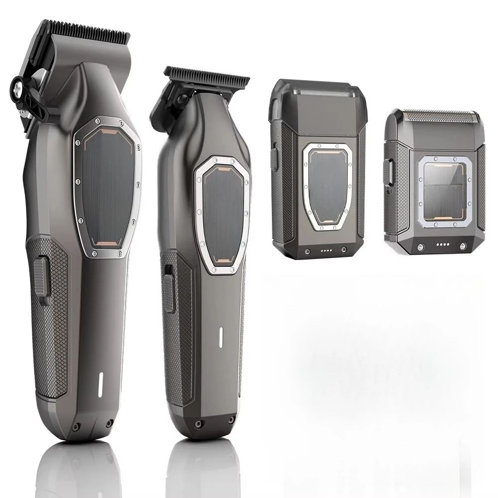 7000 RPM Brushless Motor Hair Clipper, 4-in-1 Grooming Kit, 2600mAh, 150-Min Runtime, Men's Trimmer Shaver Set