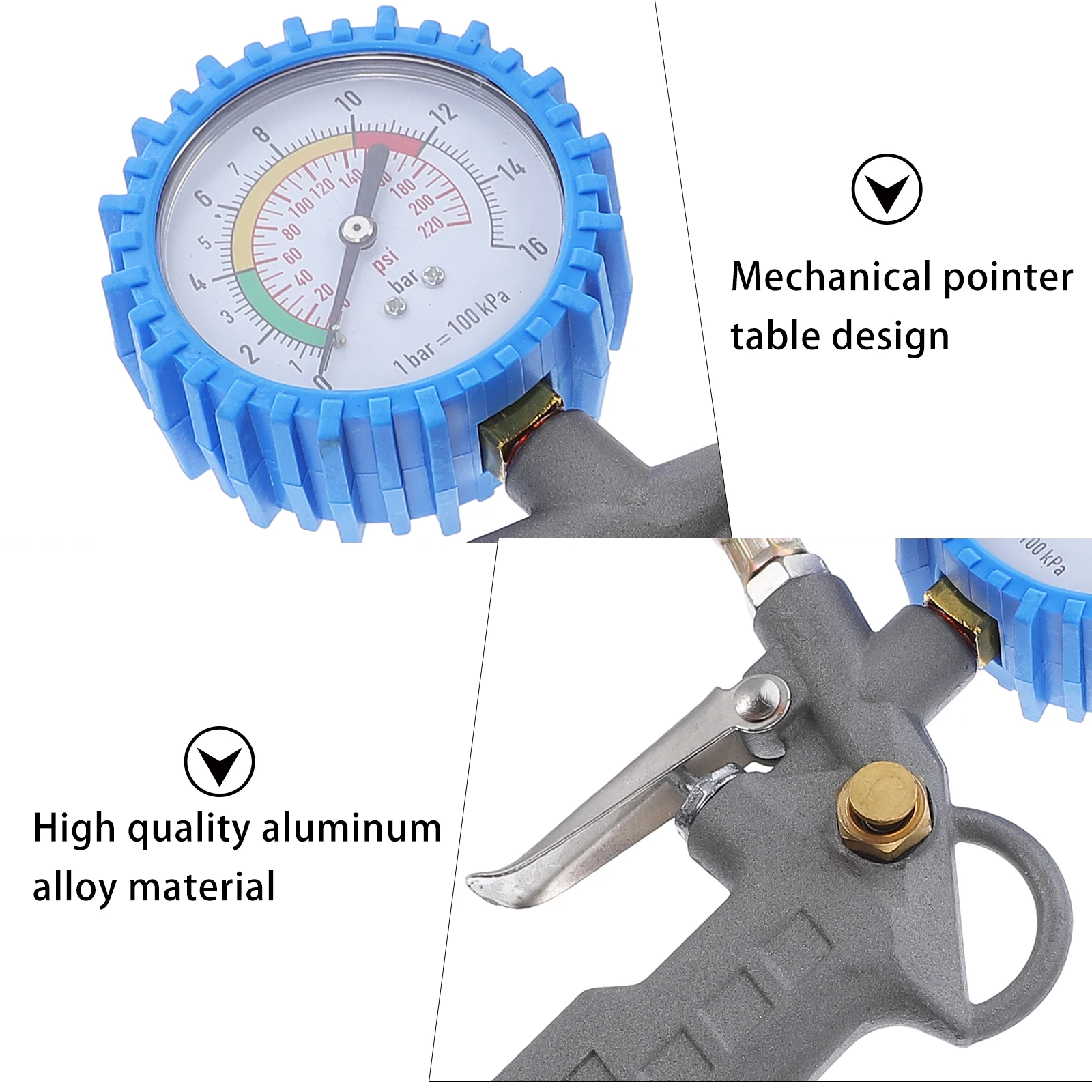 

Car Tire Gauge Auto Tyre Pressure Meter Real-Time Monitoring Durable Tyre Pressure Testing Tool Practical Tool For Safe Driving