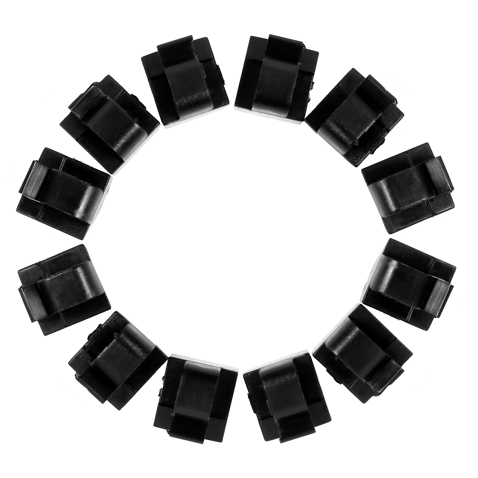 

50pcs Cable Clips Wire Fixer Self-adhesive Organizer Buckle Cord Management Lightweight Durable Storage Solution