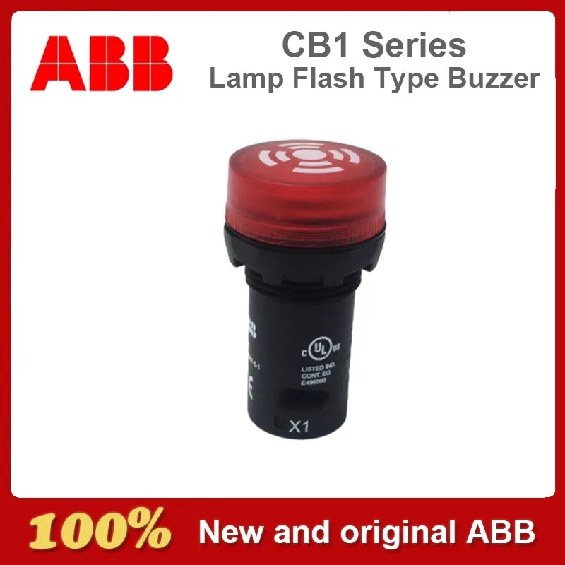 

Оригинальная лампа серии ABB CB1, вспышка, зуммер CB1-610R, 24 В переменного/постоянного тока, красный прерывистый звонок, CB1-613R, 230 В переменного тока, оригинальный продукт