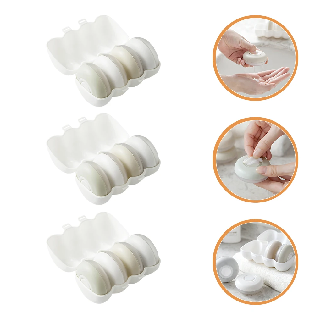 3 set Travel Lotion Storage Bottles Portable Liquid Emulsion Dispenser Leakproof Press Type Jar For Essential Oils Cosmetics