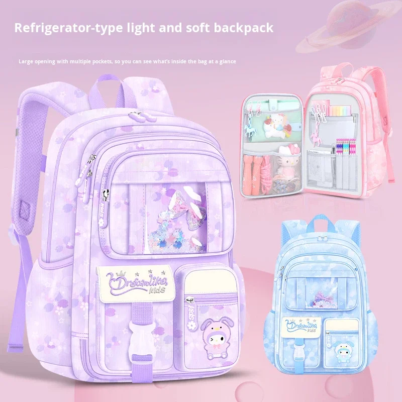 children-school-bags-for-girls-lightweight-kids-princess-backpack-schoolbag-primary-school-backpack-kids-book-bag-mochila