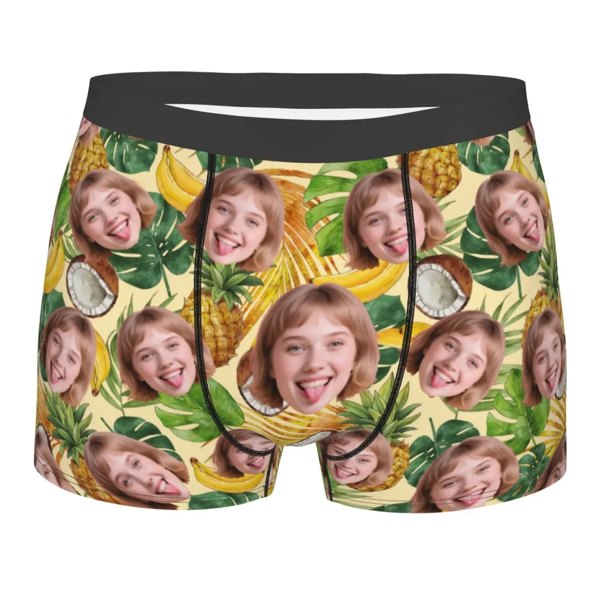 

Мужские трусы-боксеры с фотографией на заказ для мужа, бойфренда, подарок на день рождения, индивидуальный дизайн, нижнее белье, модные трусы, трусы