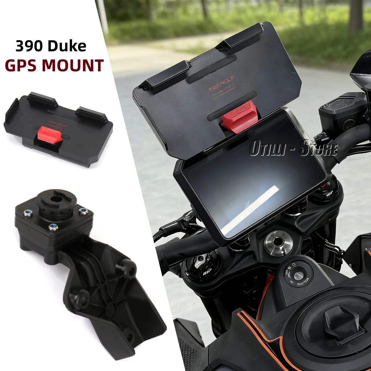 

2024 2025 For DUKE 390 Duke390 390 Duke New Motorcycle Wireless Charging Phone Holder Base GPS Navigation Bracket Mount Stand