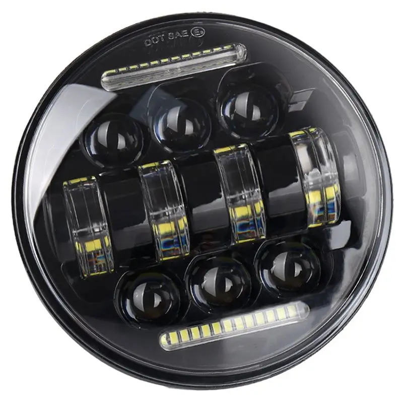 

Stable-Suitable For Motorbikes 5.75 Inch With Daytime Running Lights Angel Eyes Long And Low LED Headlight Angel Eye