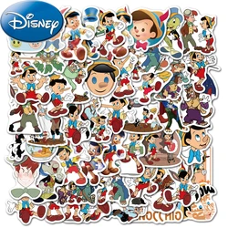 10/30/50pcs Cartoon Disney The Adventures of Pinocchio Stickers Anime Fridge Luggage Laptop Waterproof Cute Sticker Kid Toy Gift