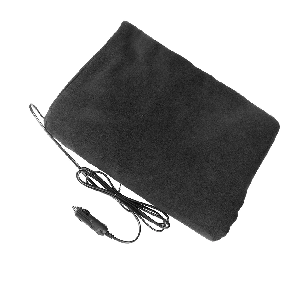 

1Pc 12V Durable Car Electric Heating Blanket Cushion Heated Blankets for Winter Automobile Vehicle Car (Black)