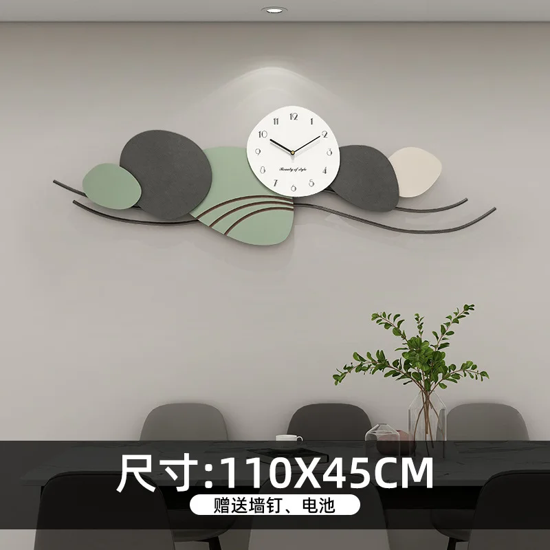 Modern Luxury Wall Clock living room restaurant Background wall decoration Minimalist advanced feeling clocks