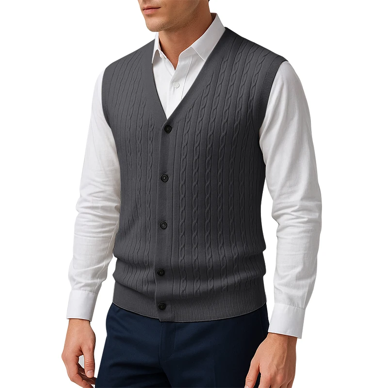 Thumbnail 3 - #40 Best Mens Knit Sweater Vests to Buy In 2026