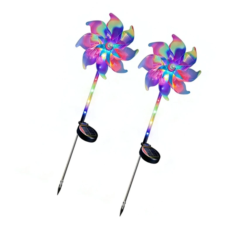 Solar Activated fan Stake Light 2W LED High execution Landscape