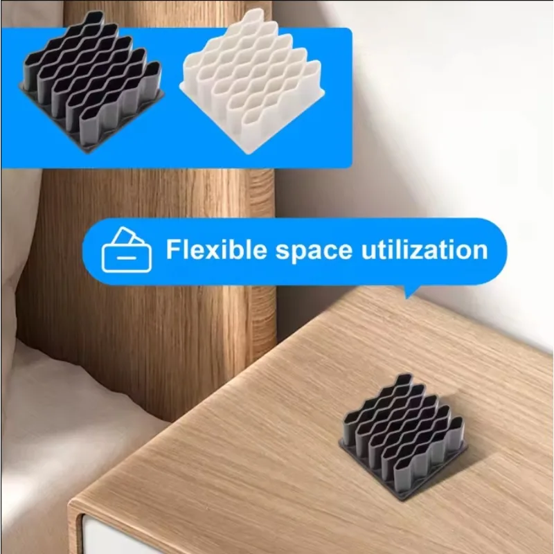 حامل مرهم سطح المكتب حامل مرهم مادة السيليكون مستحضرات التجميل تخزين الرف حامل قلم مقصورة مرهم المنزل المنظم