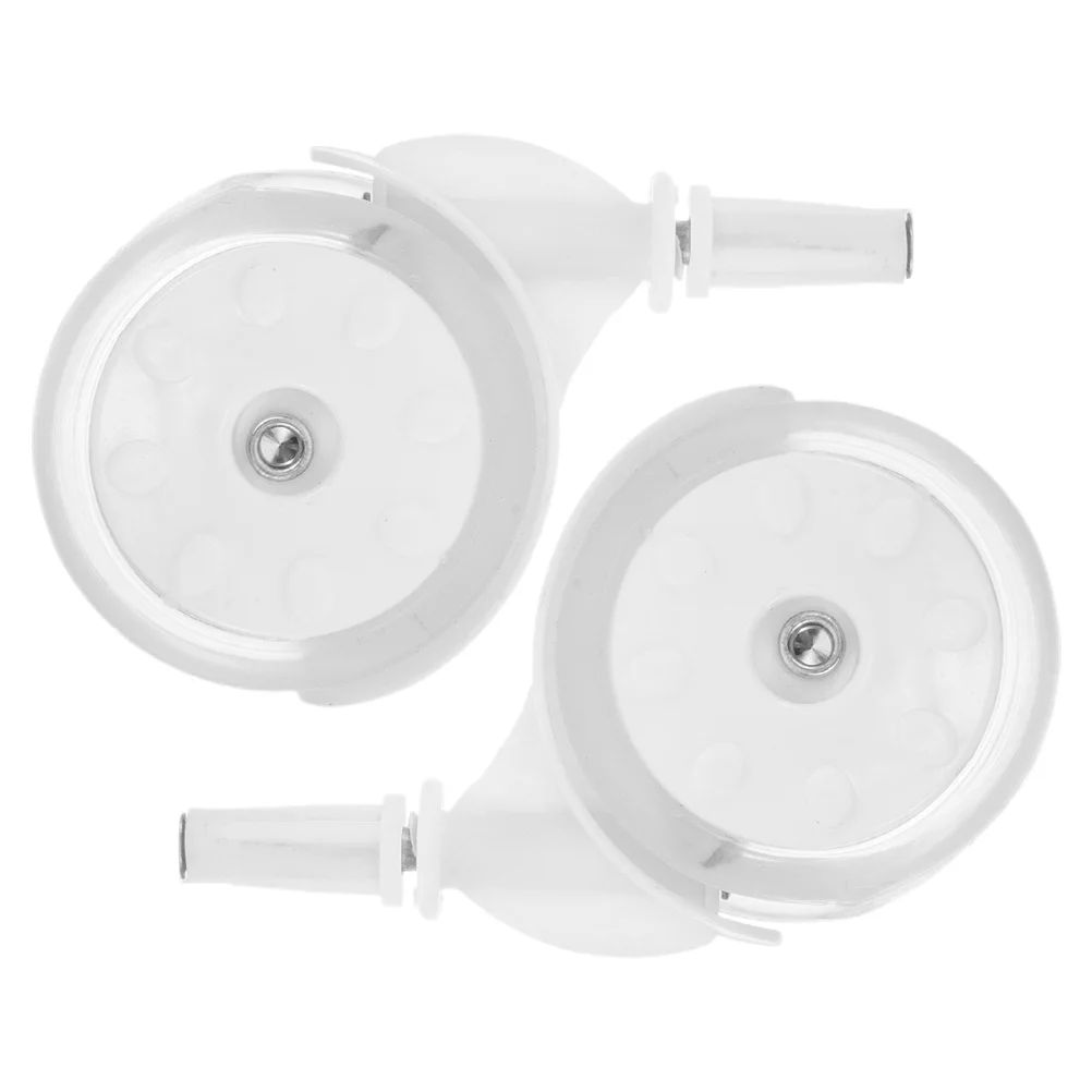 

2Pcs Baby Walker Wheel Replacement Universal Plastic Rubber Casters for Smooth Walker Mobility Accessories Wheel for