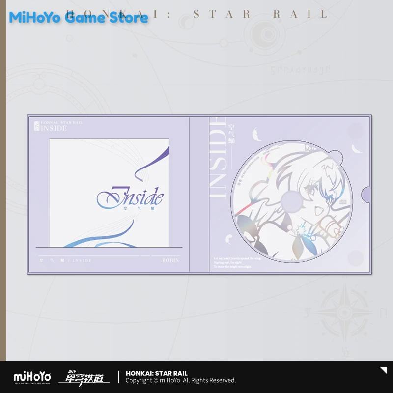 [Genuine] MiHoYo Official Original Honkai Star Rail Robin CD Album Doujin Robin Air Pupa Festival CD Disc Collection Gifts