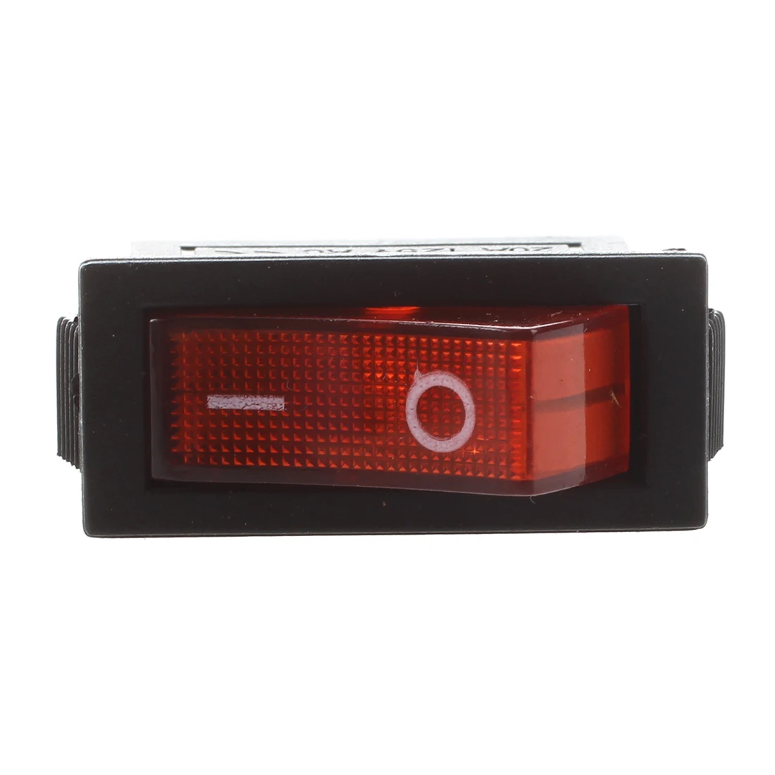 Interruptor basculante para barco, luz roja iluminada de encendido y apagado, AC 16A/250V, 20A/125V, SPST, x 5 piezas