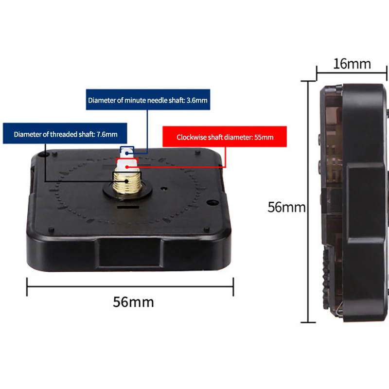 1 zestaw wiszący zegarek kwarcowy DIY cichy mechanizm zegara ściennego mechanizm naprawczy kwarcowy części mechanizmu zegara części zegara z igłami