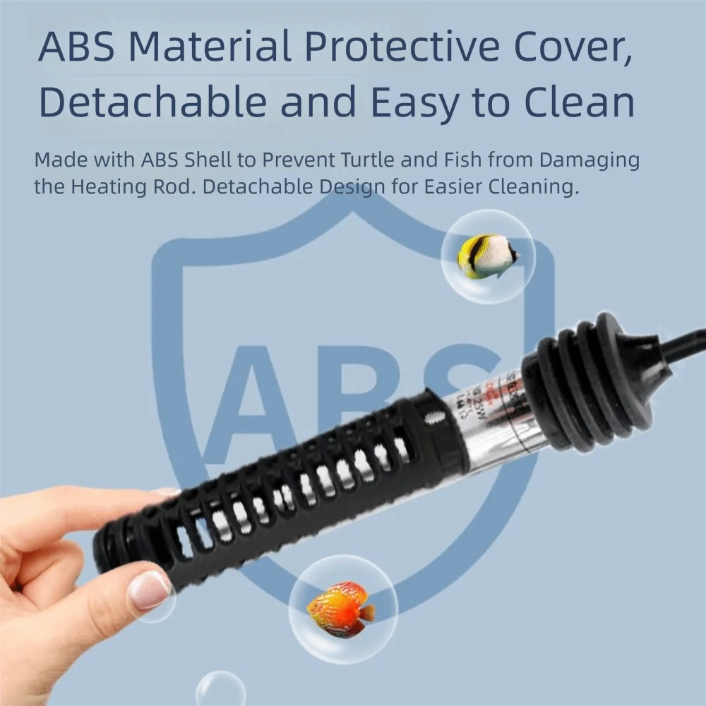 17-34 ° C حوض السمك سخان غاطسة شاشة ديجيتال قابل للتعديل التحكم في درجة الحرارة سخان خزان الأسماك 25 واط-75 واط #2