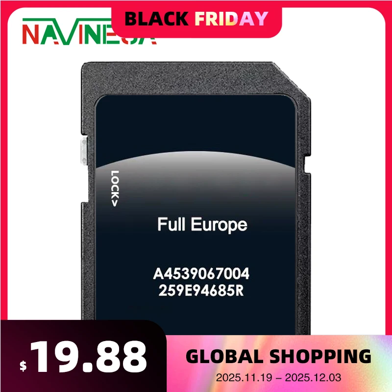 

Для Smart 453 mit Cool & Media навигация автомобильная Gps карта 2023 SD карта полная Европейская система Navi A4539067004 Бесплатная доставка