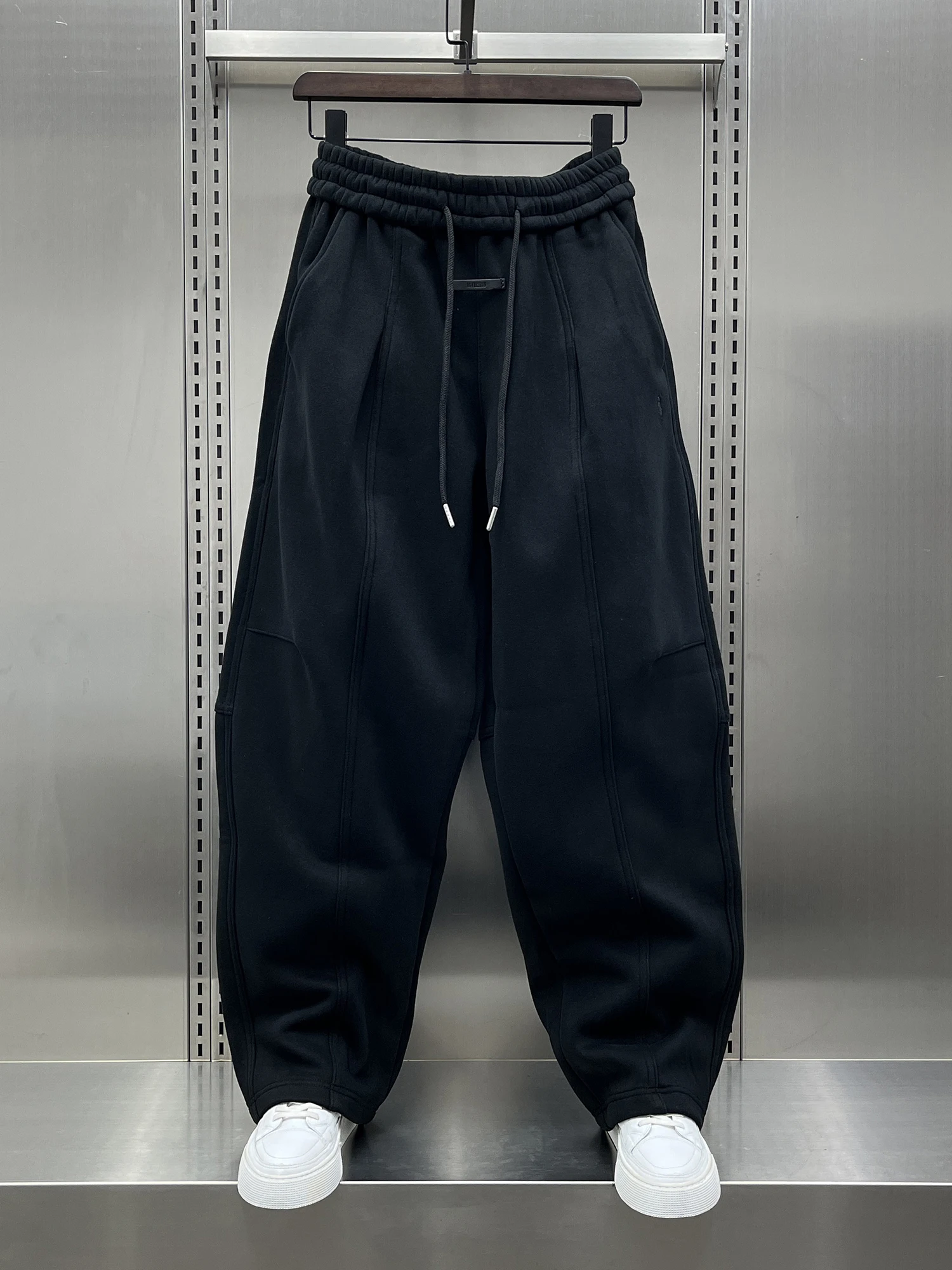 

Trendy Oversized Embroidered Waist Casual Pants Men's Autumn Winter New Loose American Sle Hip Hop Sweatpants