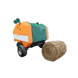 High Quality Hay Baler / Mini Hay Baler Machine Grass / Tractor Round Hay Baler Factory Direct Sales