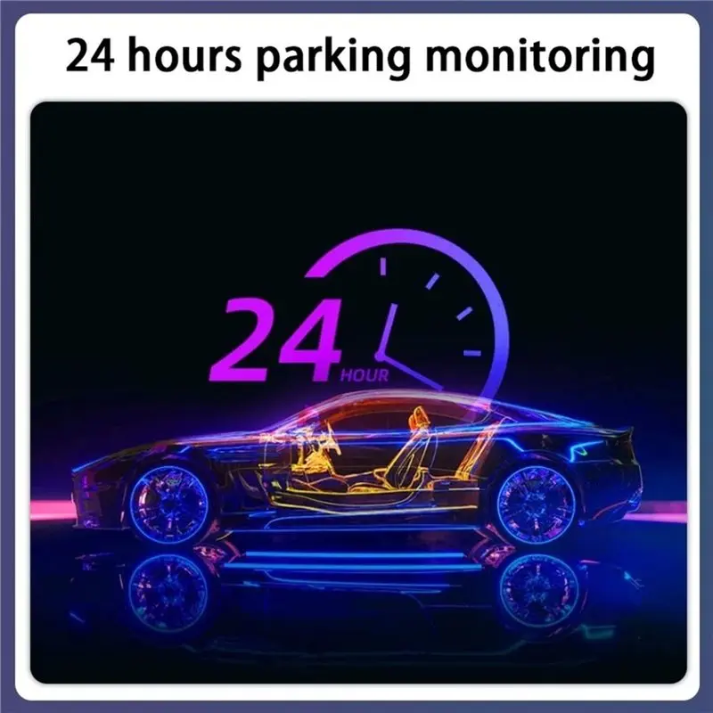 New-HD 2K For All Vehicles Car DVR Dash Cam Camera Single-Channel Recording 2K 24H Parking Monitor Driving Video Recorder