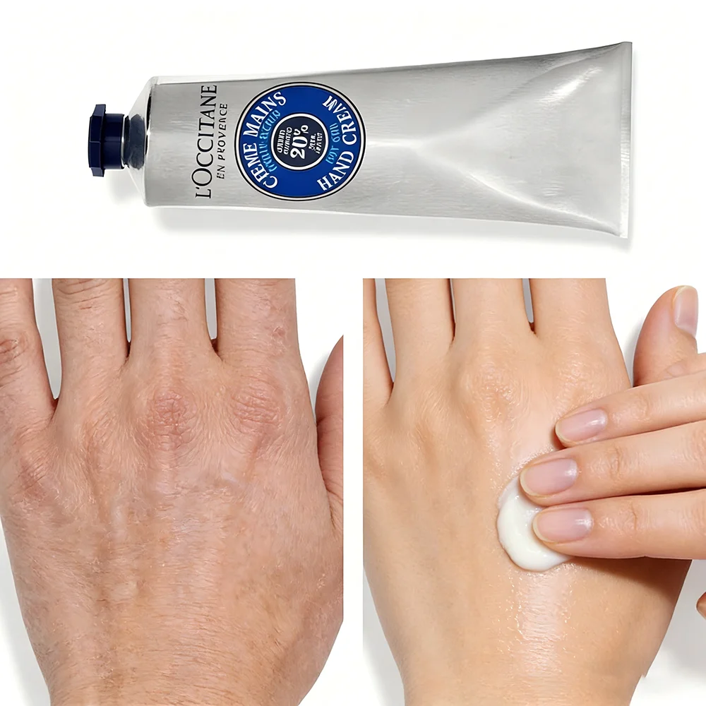 كريم اليد لزبدة الشيا العضوية بنسبة 20% من L'Occitane يغذي ويحمي اليدين الجافة ويترك البشرة ناعمة وناعمة ويمتصها بسهولة. #6