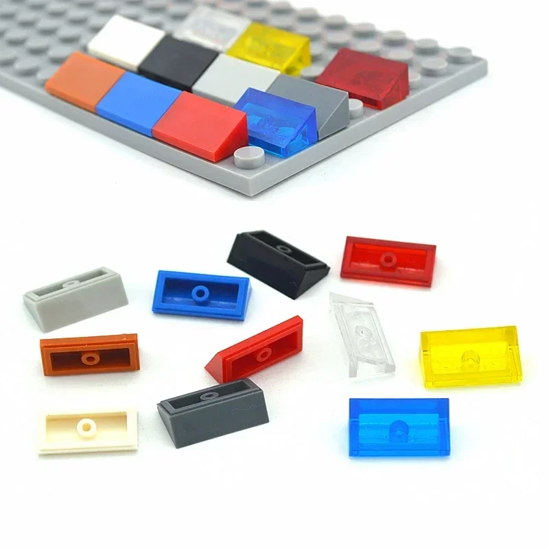 DIY Building Blocks 140pcs Figure Smooth Bevel Bricks Size 1x2 Parts Compatible With 85984 Educational Creative Toy for Children