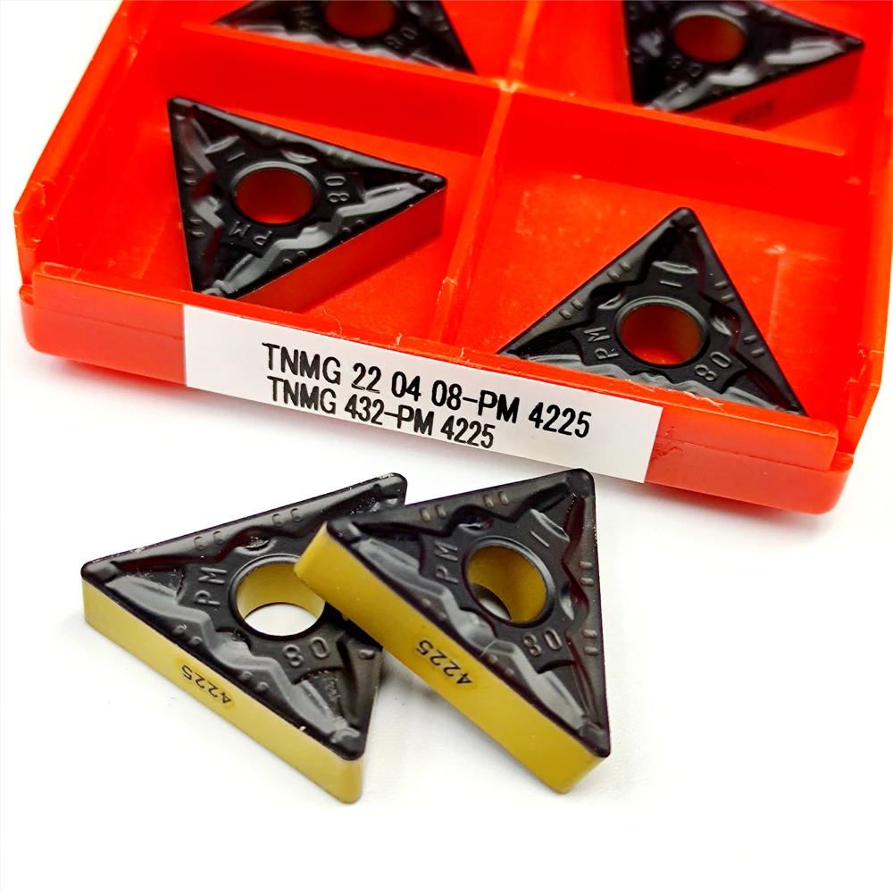 TNMG220404 TNMG220408 PM4225 Carbide Insert for Indexable End Cutter Machine Face Milling Cutting Turning tool TNMG 220404 PM