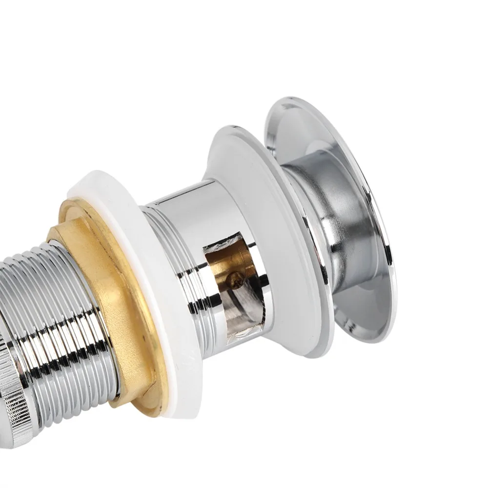 

Прочный сливной клапан для раковины из нержавеющей стали с хромированным покрытием, антизапаховый, для ванной комнаты, аксессуар для слива воды