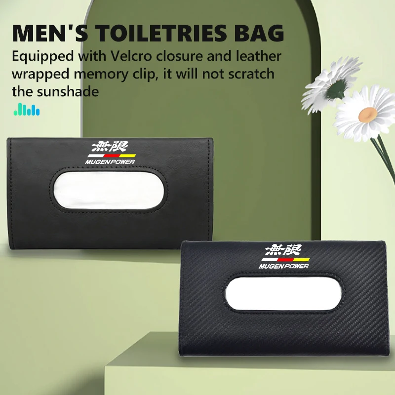 Boîte à mouchoirs pour pare-soleil de voiture, sac de rangement pour serviettes à fixation par clip, accessoires pour Honda Insight Vezel CRV Odyssey Pilot Jazz Legend