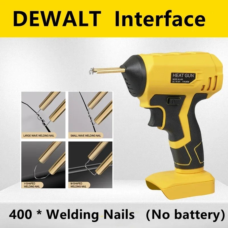 Plastics Welding Machine Car Panel Crack Repairs Kit Thermal Cutting Hot Stapler Repairing Tool Set for MAKITA DEWALT Interface