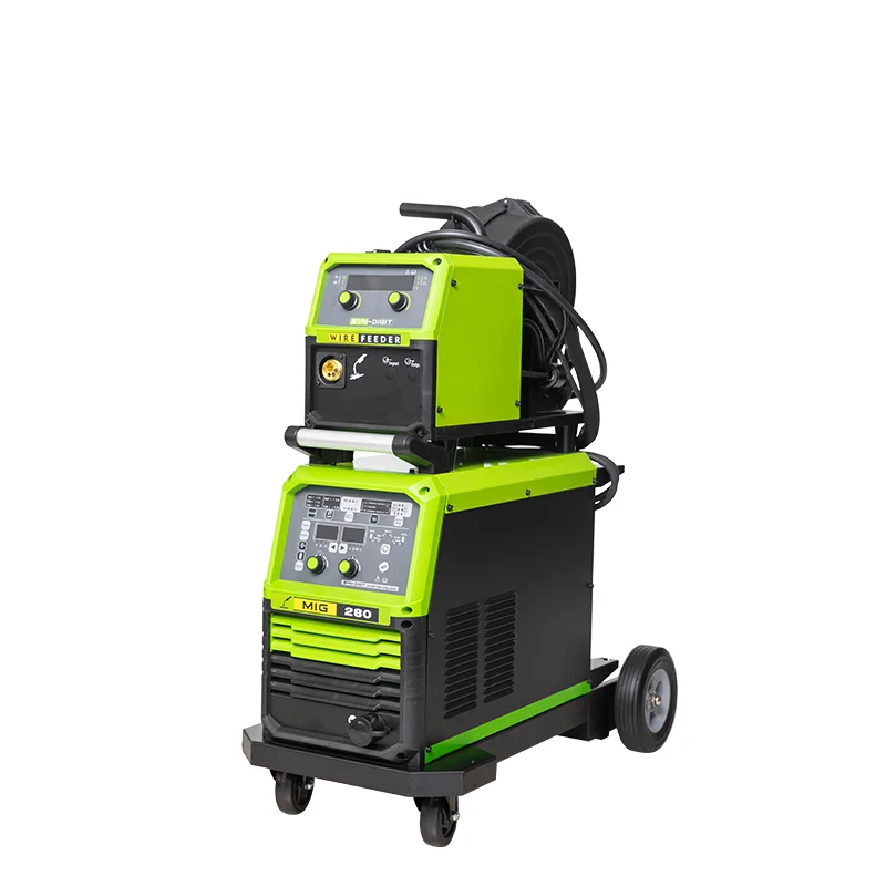

MFR-280 MIG Welder Pulse CO2 Carbon Wire Feeder Portable New DC Inverter 380V Input Voltage 0.8mm Solid Wire Construction