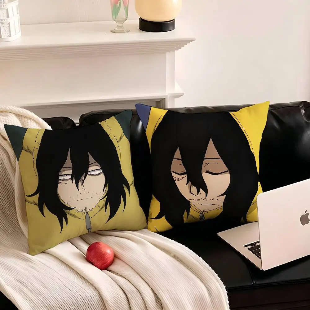 1pc Aizawa Shota Anime Pillow Case Fashion Square Pillowcase Bedroom Sofa Room Ins Decoration Leisure