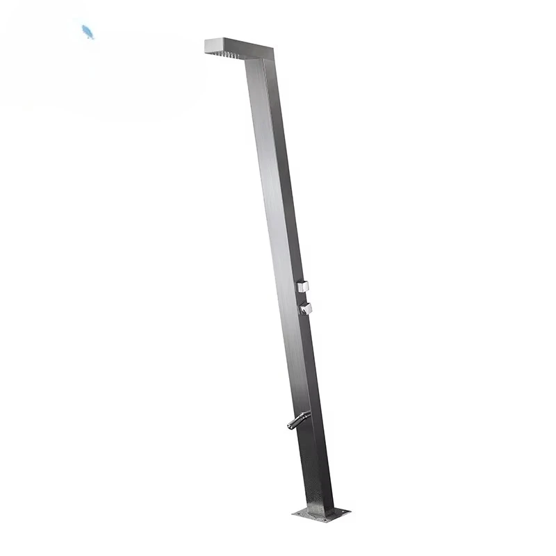 Swimming Pool and Garden Solar Outdoor Shower Column with Shower Head 316 Stainless Steel Outdoor Shower S307