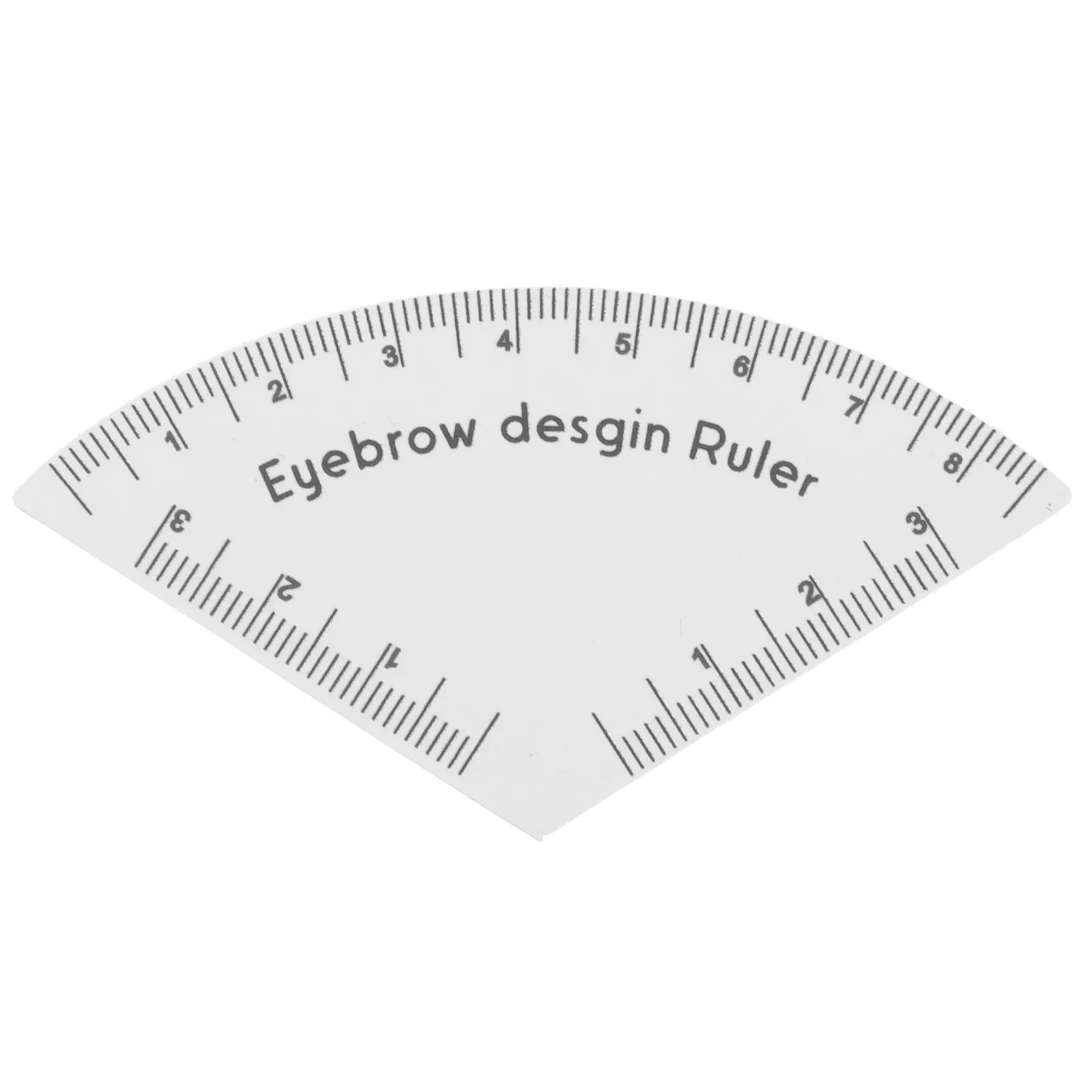 Eyebrow Ruler Adhesive Stencil Reusable Brow Mapping Guide Tool for Precise Makeup Shaping Eyebrow Drawing Symmetry Measurement